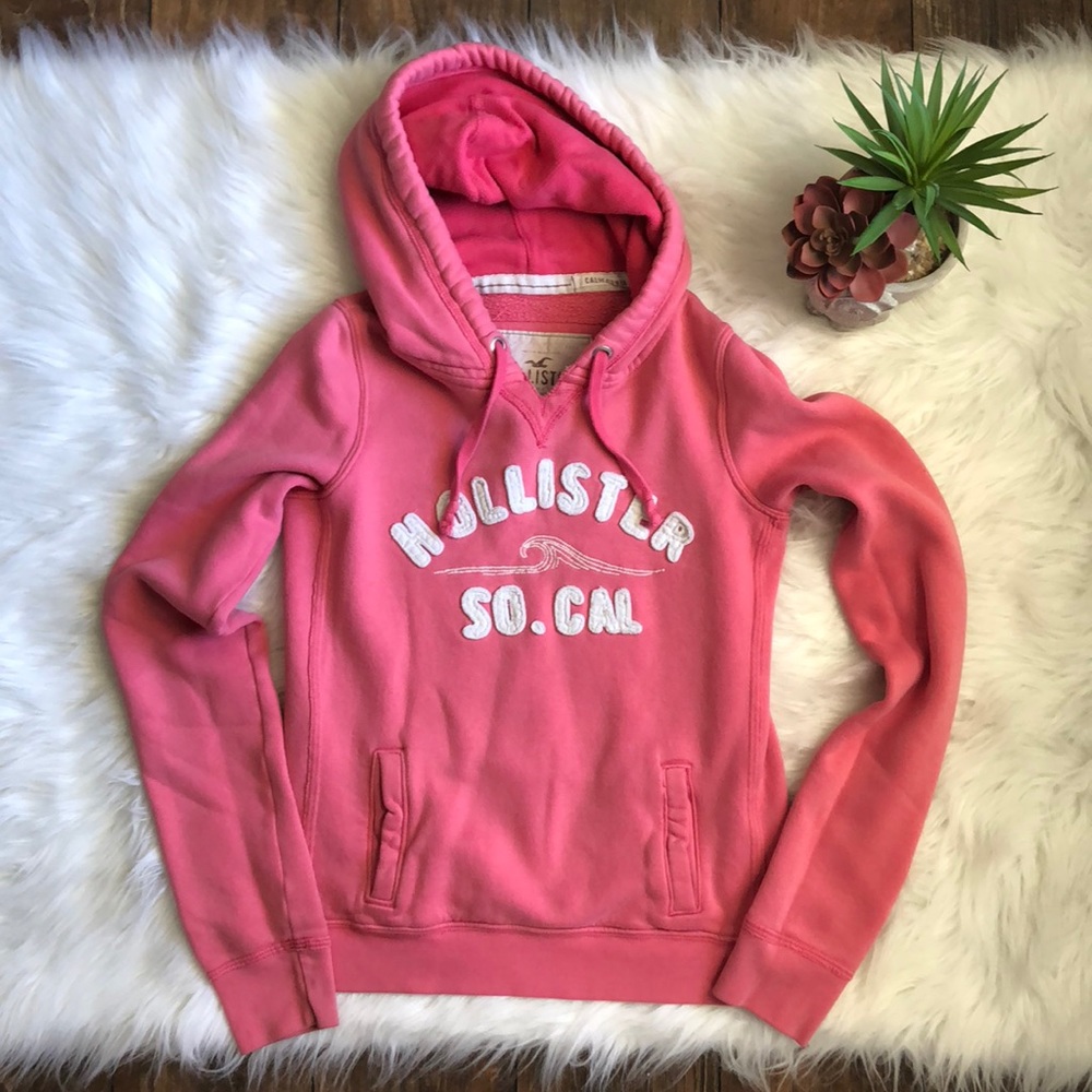 Pink Hollister Hoodie